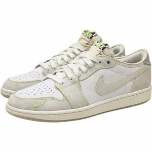 Nike Air Jordan 1 Low DM7837-103 White Grey Green Men’s Size 10